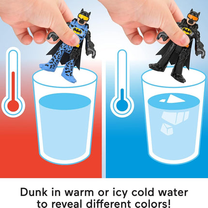 Fisher-Price Imaginext DC Super Friends Batman Toy Figure Set with Batman Two-Face and Color-Changing Action, 4 Pieces, Color Changers, Age 3-8 Years