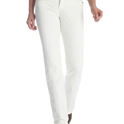 Wrangler Women's Q-Baby Mid Rise Boot Cut Ultimate Riding Jean, White Storm, 7-36