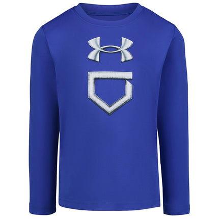 Under Armour Boys' Long Sleeve Shirt, Crewneck, Li