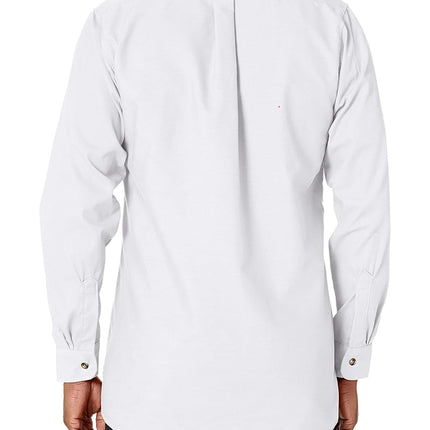 Red Kap Men's Poplin Dress Shirt, White, XXXXXL