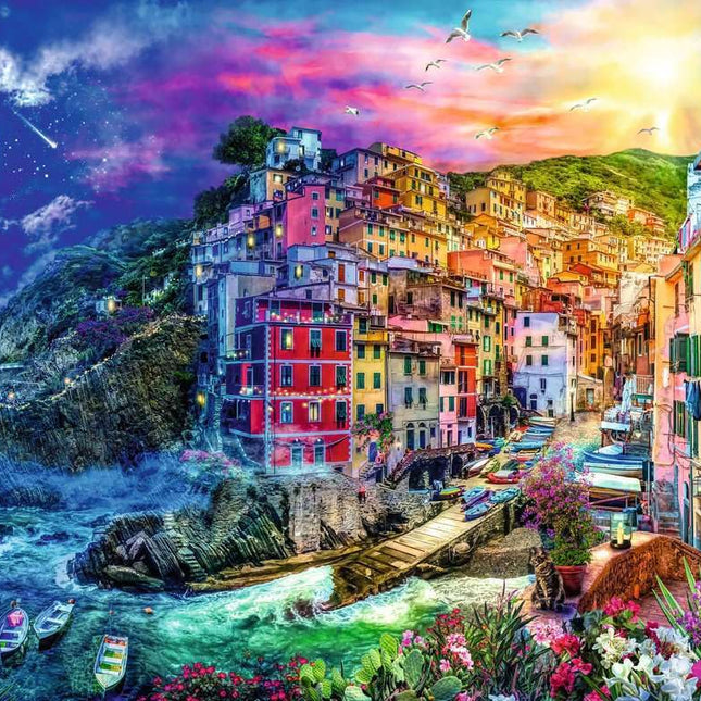 Ravensburger - Colourful Cinque Terre Puzzle 2000 Pieces