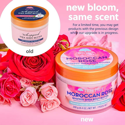 Tree Hut Moroccan Rose Whipped Body Butter 240g