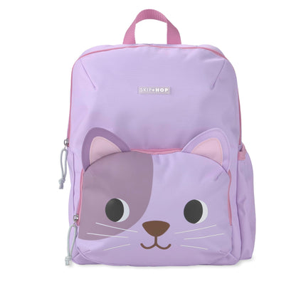 Skip Hop Toddler Backpack with Adjustable Padded Straps, Front Zip Pocket and Side Bottle Pocket, Fits School Size Folders, Besties Squad, Cat, Age 3+