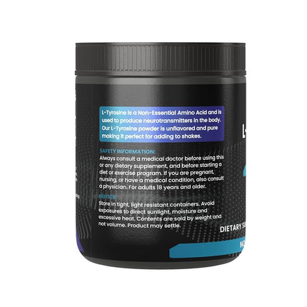 Poudre de L-Tyrosine pure, 227 g, Toujours pure, sans additifs ni agents de remplissage