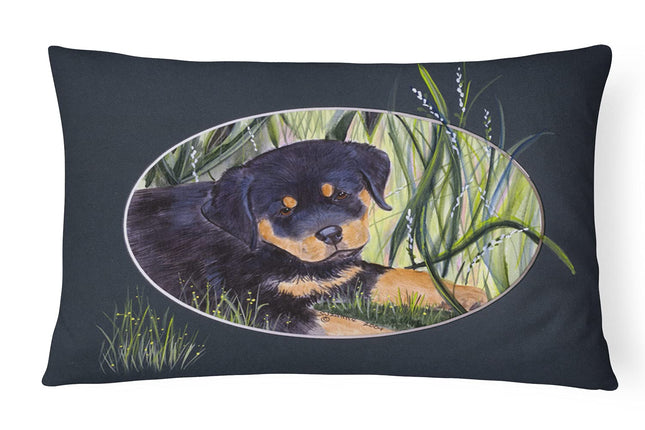 Rottweiler Decorative Fabric Pillow