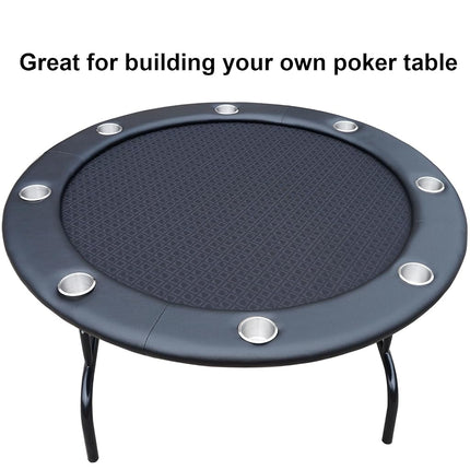 YH Poker 108X60 Inch Section of Suited Poker Table Speed Cloth (Black)