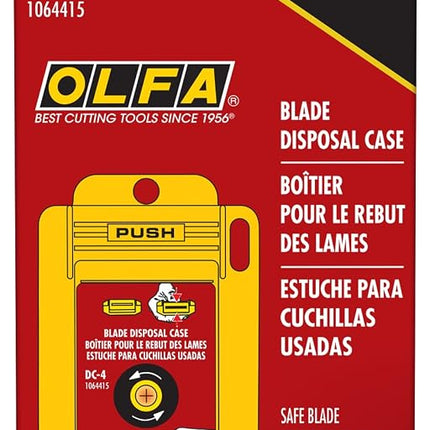 OLFA DC-4 - Contenedor para cuchillas usadas con tapa