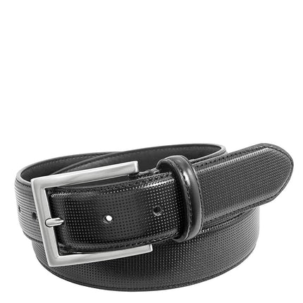 Florsheim Men's Sinclair 33mm Dress Casual Leather Belt, Black, 42