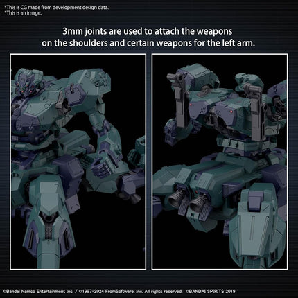 BANDAI Hobby KIT 30MM Armored CORE Ⅵ Fires of Rubicon - BALAM Industries BD-011 MELANDER Liger Tail