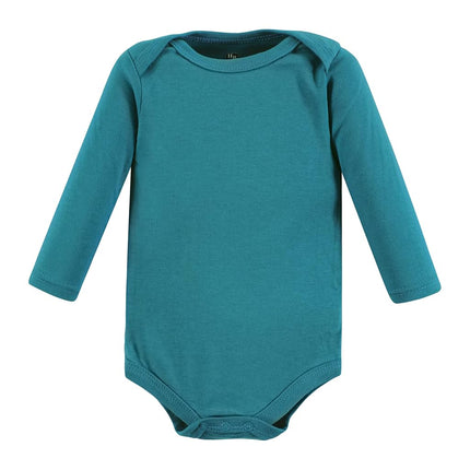 Bodysuits de algodón de manga larga unisex para bebé Hudson Baby, Happy Planets, Prematuro