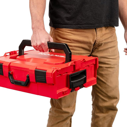 TEKTON Stacking Tool Box (L-BOXX 2) with 8-Cavity Parts Tray and Lid Insert | OLB91002