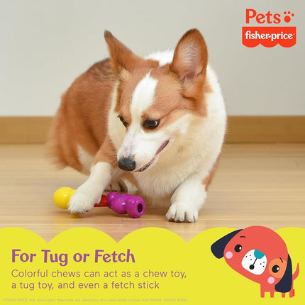 Fisher-Price for Pets Key-9 Teething Ring for Puppies | Dog Chew Toy for Puppies, Puppy Teething Toy, Puppy Teether | Puppy Toys, Cute Puppy Gift Toys