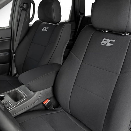 Rough Country Neoprene Seat Covers for 2011-2022 Jeep Grand Cherokee - 91046