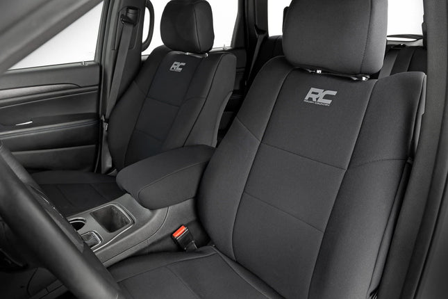 Housses de siège en néoprène Rough Country pour Jeep Grand Cherokee 2011-2022 - 91046