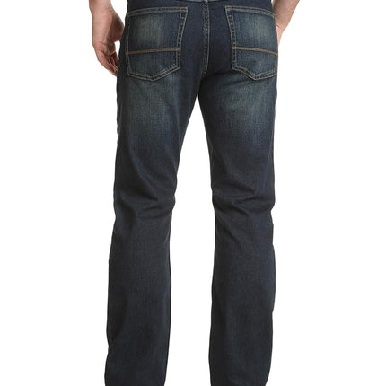 Wrangler Authentics Men's Relaxed Fit Boot Cut Jean, Riptide, 32 W/30 L
