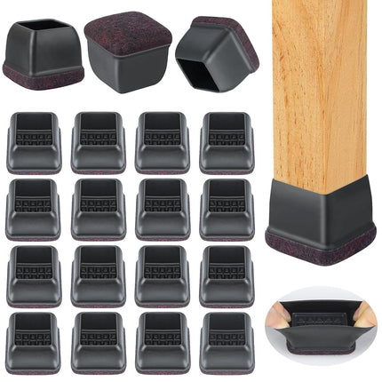 Jeaoouu 24-Pcs Extra Large Square Silicone Chair L