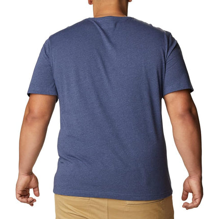 Columbia Men's Thistletown Hills Short Sleeve Hiking Shirt, Dark Mountain Heather, Large