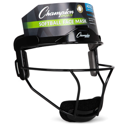 Champion Sports FMABK Softball Fielder's Face Mask, Black