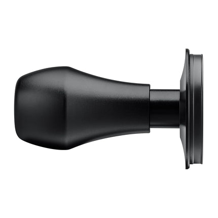 Normcore 58.5mm Espresso Coffee Tamper V4 - Titanium PVD Coating Ripple Base - Spring Loaded Tamper - 15lb / 25lb / 30lbs Replacement Springs - Anodized Aluminum Handle and Stand Black