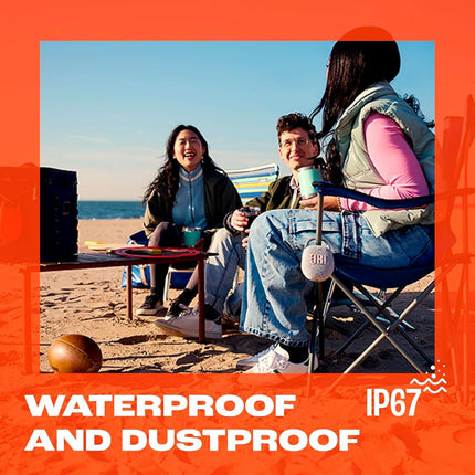 JBL Clip 5 - Ultra-Portable, Waterproof & Dustproof Bluetooth Speaker, Big Pro Sound with punchy bass, Integrated carabiner, Up to 12 Hours of Play, Made in part with recycled materials (Red)