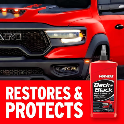 Mothers Naturally Black Trim & Plastic Restorer - 355ml