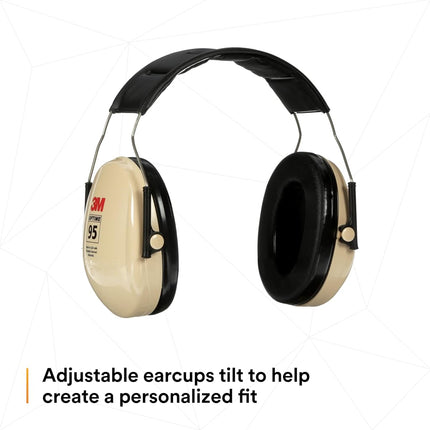 3M Peltor Optime 95 Over-The-Head Earmuffs H6A/V