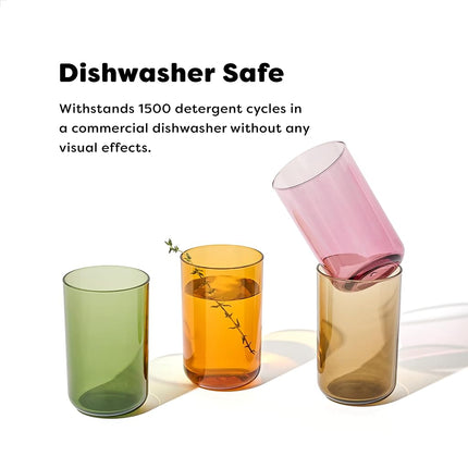 TOSSWARE Reserve 10oz Tumbler - Color Series Set of 4, Premium Quality, Tritan Dishwasher Safe & Heat Resistant Unbreakable Party Cups