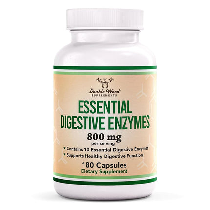 Digestive Enzymes - 800mg Blend of All 10 Most Ess