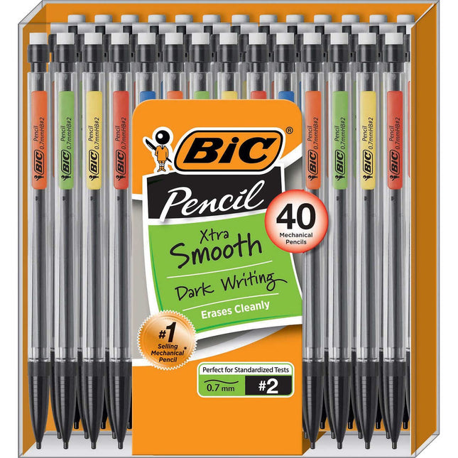 BIC Mechanical Pencil, Retractable with Eraser, Xt