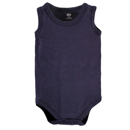 Bodies sans manches en coton pour bébés unisexe Hudson Baby, Shark Patrol, 6-9 mois