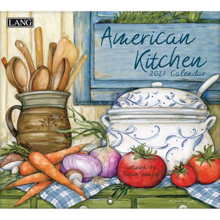 2027 Calendar LANG American Kitchen Deluxe Wall 27