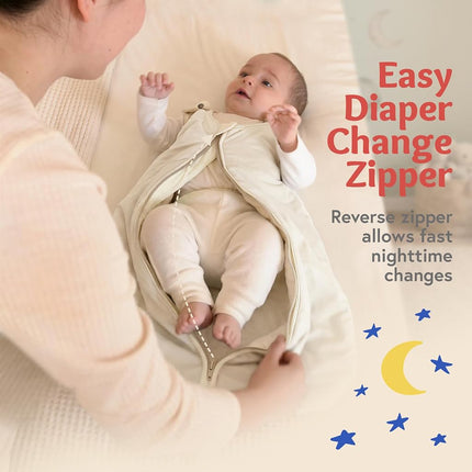 baby deedee - Cotton Baby Sleeping Bag Sack - Sleep nest Basic, Indoor Wearable Blanket, Newborn and Infants, Deep Sea Blue, Small (0-6 Months), (196)