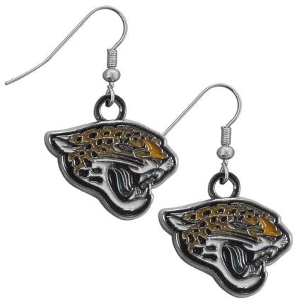 Siskiyou Sports NFL Jacksonville Jaguars Women's Chrome Dangle Earrings