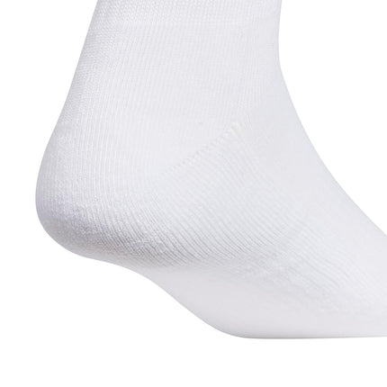 adidas Originals Men's Trefoil Crew Socks (6-Pair), White/Wonder Beige/Alumina Beige, Large