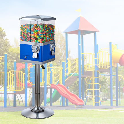 VEVOR - Commercial Vending Machine, Four Rotating Compartments, Candy and Candy Dispenser, Height Adjustable Candy Bank with Iron Stand, for Capsules