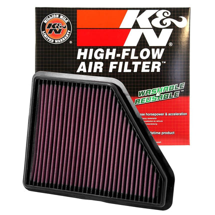 K&N Engine Air Filter: High Performance, Premium, Washable, Replacement Filter: Compatible with 2010-2017 Chevy/GMC (Equinox, Terrain), 33-2439