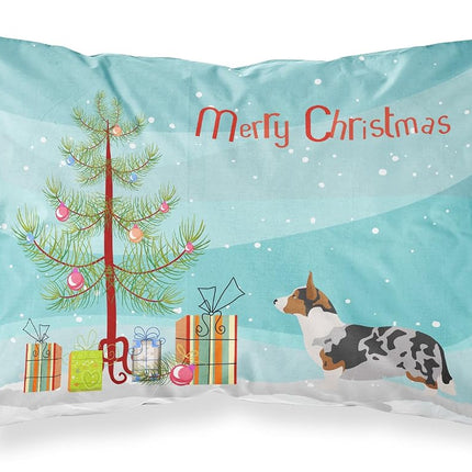 Caroline's Treasures Welsh Corgi Cardigan Christmas Pillowcase, Multicolor, Standard
