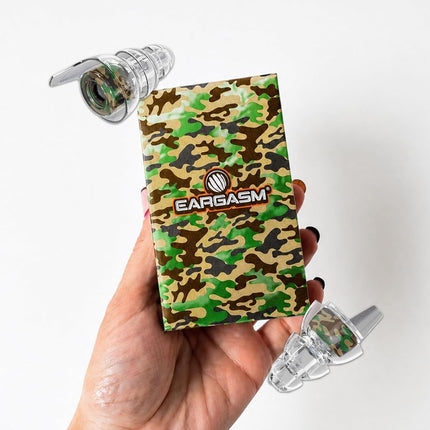 Eargasm High Fidelity Camofield Earplugs for Concerts, Festivals, Musicians, DJs, Night-Life, Motorcycle Hearing Protection - Reusable Camo Ear Plugs for High Fidelity Noise Reduction up to 21 dB