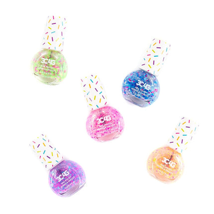 Three Cheers for Girls - Confetti Nail Polish Set - Nail Polish Set for Girls & Teens - Includes 5 Colors - Non-Toxic Nail Polish Kit for Kids Ages 8+