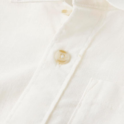 Gymboree Boys' and Toddler Long Sleeve Linen Button Up Shirt
