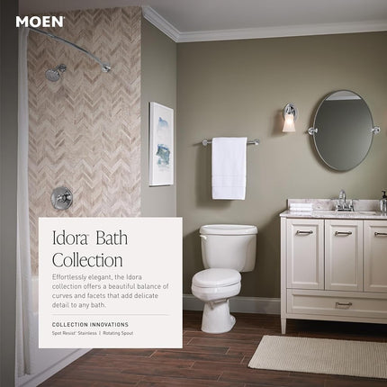 MOEN Idora 4 in. Centerset 2-Handle Bathroom Faucet in Chrome