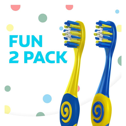 Colgate Kids Bluey Toothbrush, Extra Soft, 2 Pack