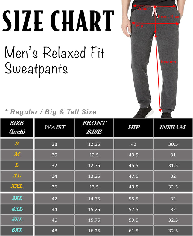 Southpole Pantalones de Sudadera para Hombre, Ajuste Relajado, Tallas Regular y Grandes, Carbón Brezo (Relajado), X-Grande