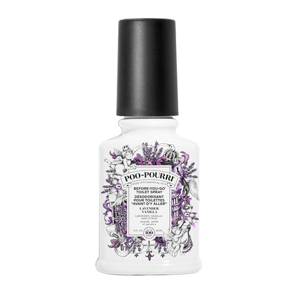 Poo-Pourri Lavender Vanilla Toilet Spray Eliminates Bathroom Odors, 59 ml