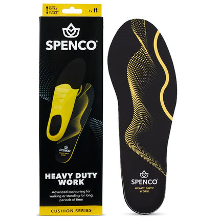 Plantilla Spenco Polysorb Heavy Duty para el máximo confort y soporte durante todo el día, Talla de mujer 11-12.5/Talla de hombre 10-11.5