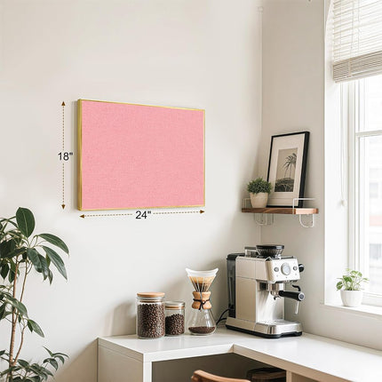 Linen Bulletin Board, 24"x18" Decorative Fabric Pin Board Vision Board