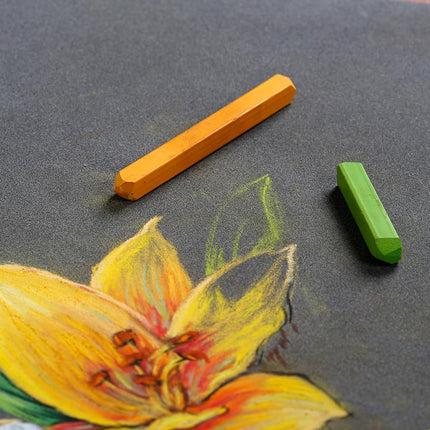 Clairefontaine - Ref 96050C - Pastelmat Pastel Card Pad No.6 (12 Sheets) - 360gsm Card - 30 x 40cm - Anthracite - Specially Formulated For Use With Pastels