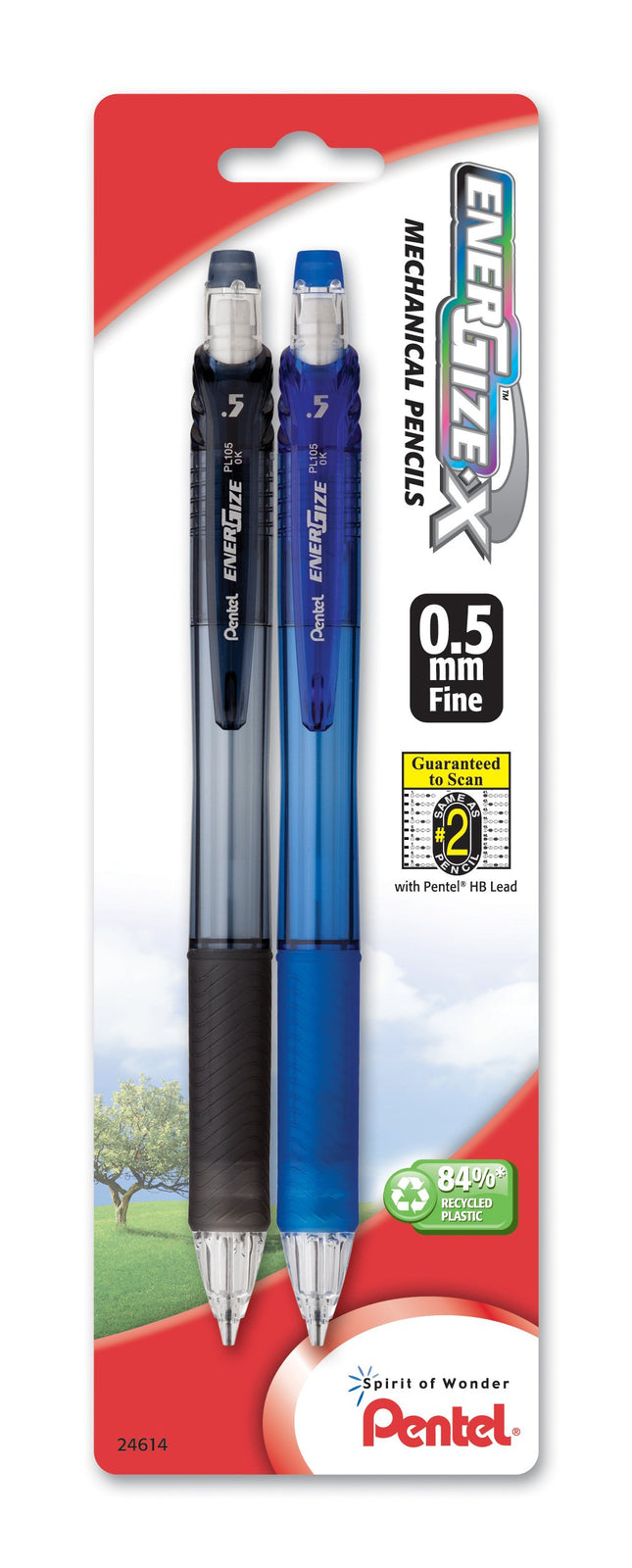 Pentel EnerGize-X Mechanical Pencil, 0.5mm, Assort