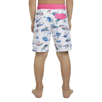 Traje de baño Hurley de niño, tipo short, para jalar, Bone/Allure, 5