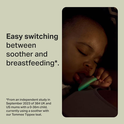 Tommee Tippee Breast-Like NightGlow Dummy 6-18m Silicone Pack of 4